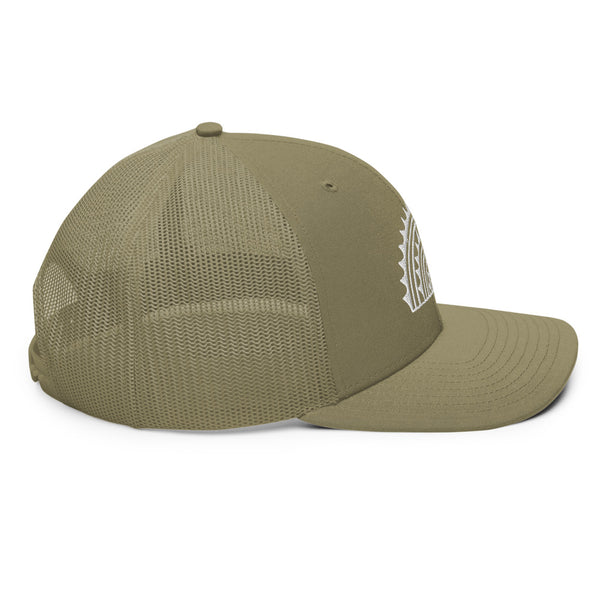 Spiro Rayed Semicircle Richardson Trucker Cap