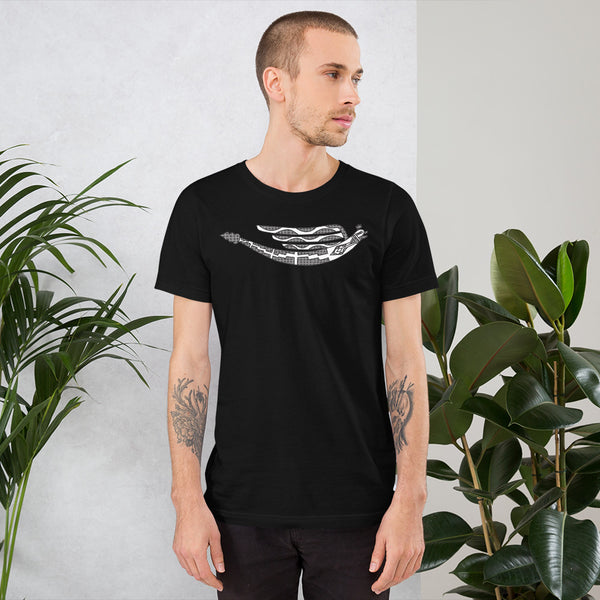 Walls Engraved style Serpent Short-Sleeve Unisex T-Shirt